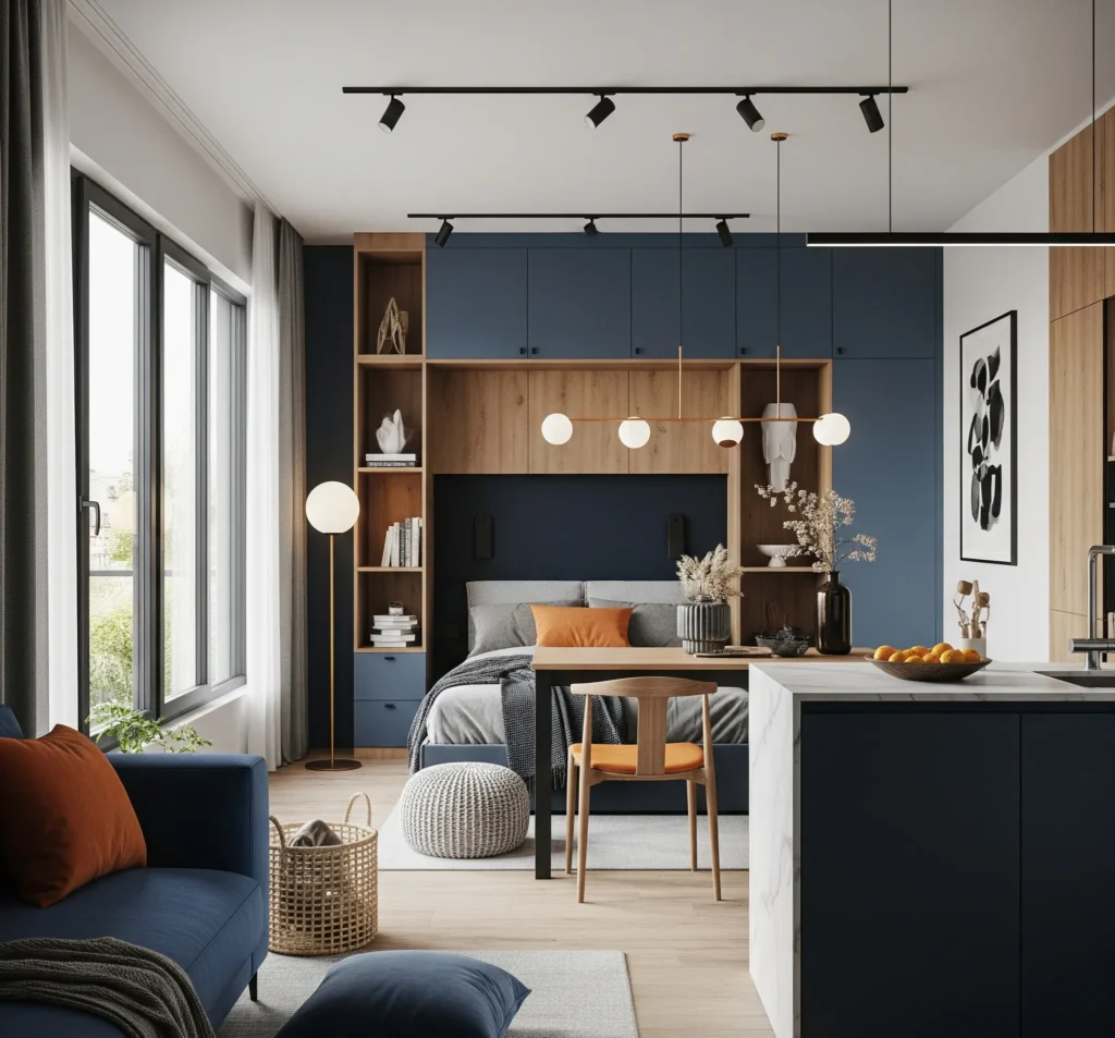 500 sq ft studio apartment ideas