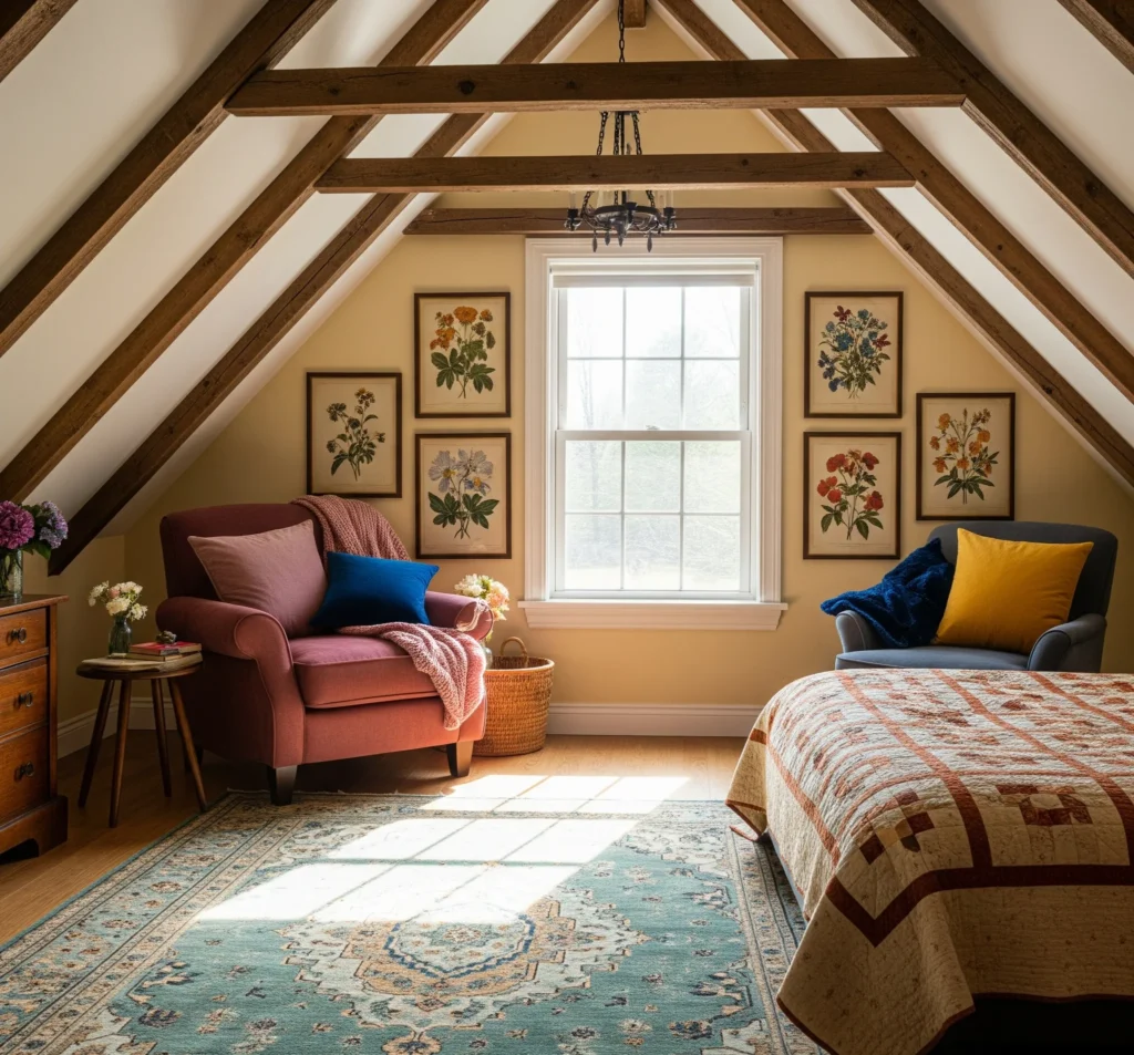 Attic Bedroom Ideas That Will Make You Fall in Love with Your Space attic bedroom aesthetic vintage