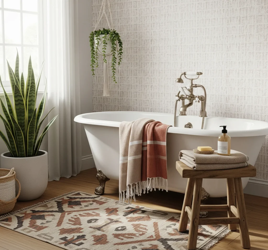 Boho Bathroom Decor Ideas That Don’t Look Overdone boho bathroom