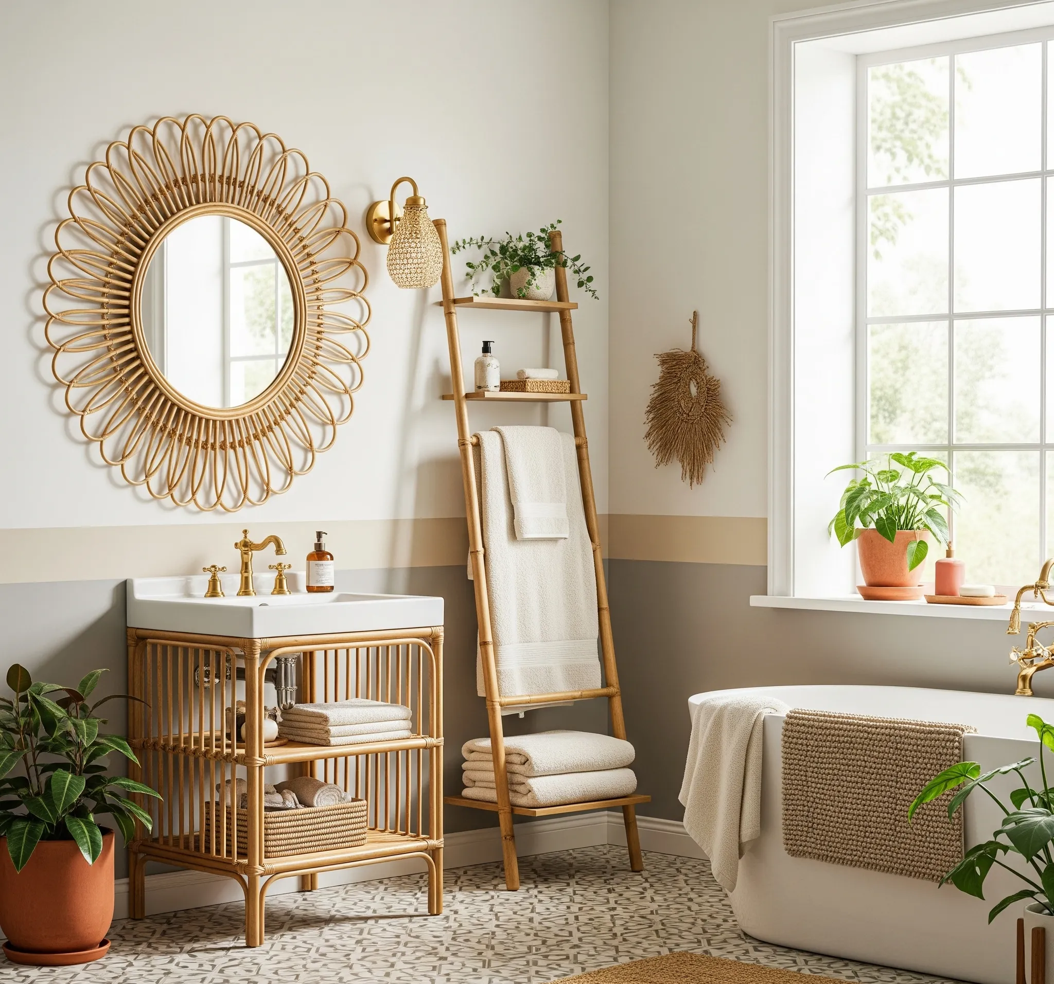Boho Bathroom Decor Ideas That Don’t Look Overdone boho bathroom ideas