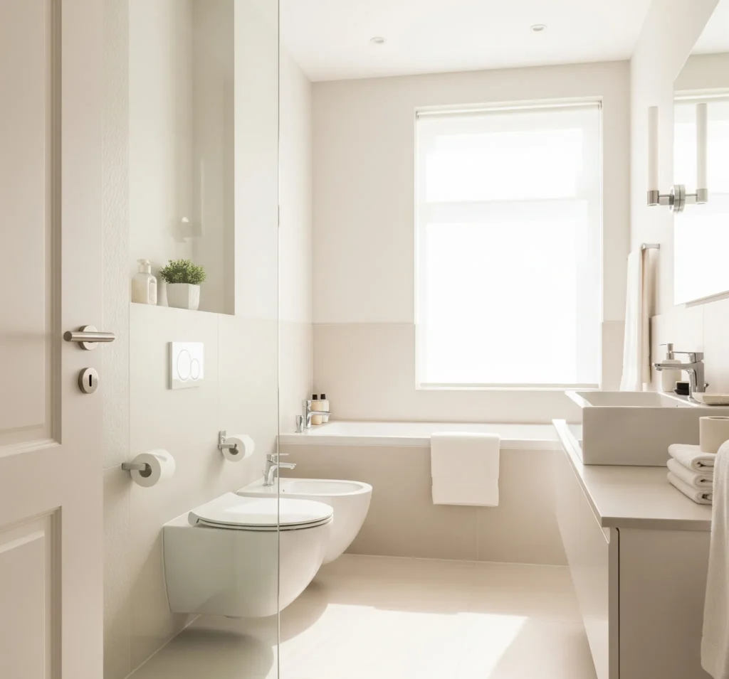 color drenching bathroom