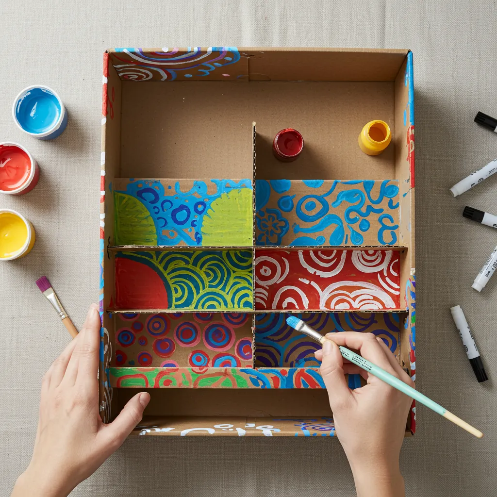 diy cabinet organizer paint
