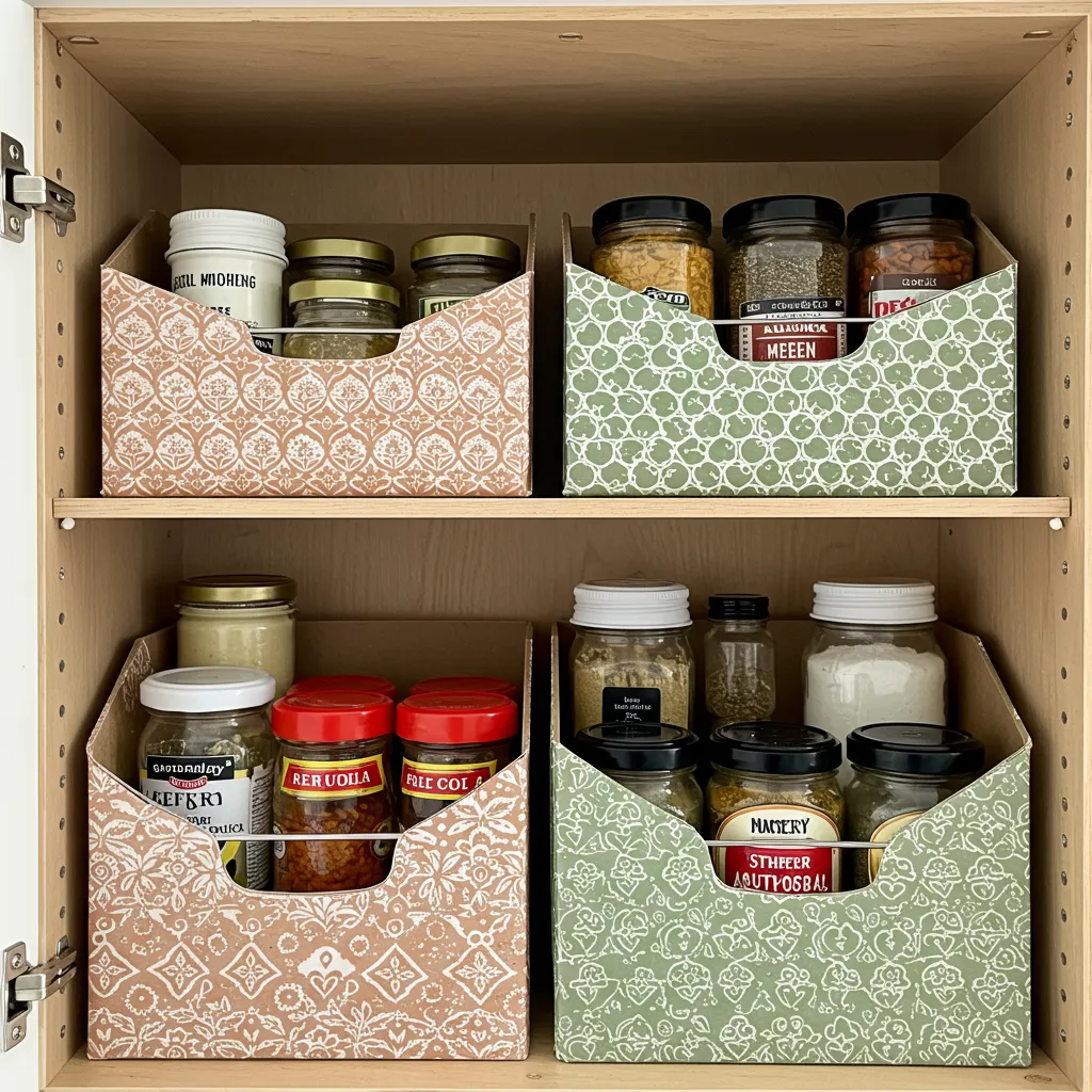 diy cabinet organizer shelf