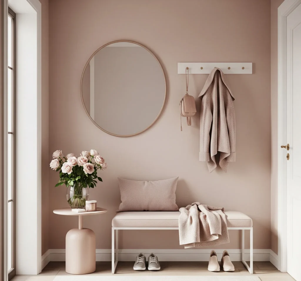 entryway accent wall color