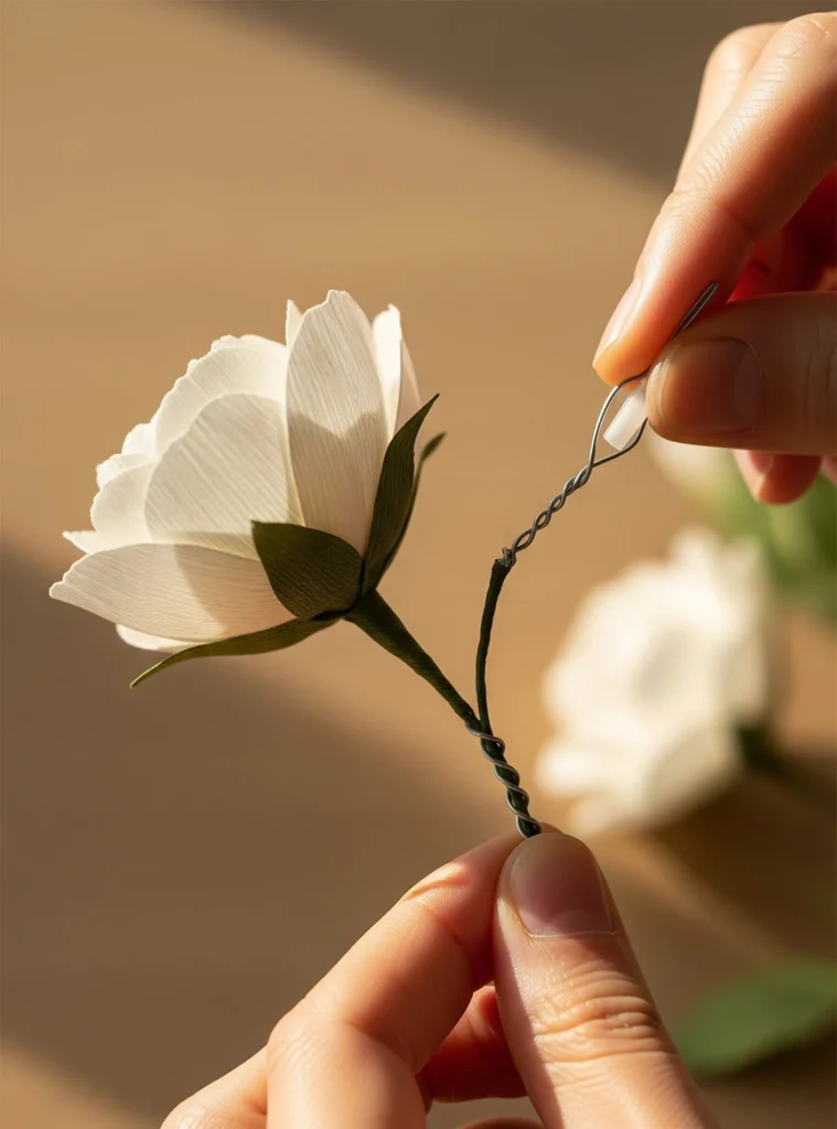 How to Make Paper Flowers That Look Real (3 Free Templates Inside!) flower paper craft