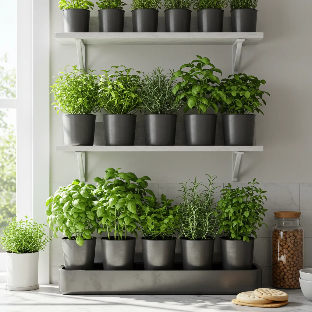 How to Start a Kitchen Herb Garden (Even if You Don’t Have a Yard) herb garden in the kitchen