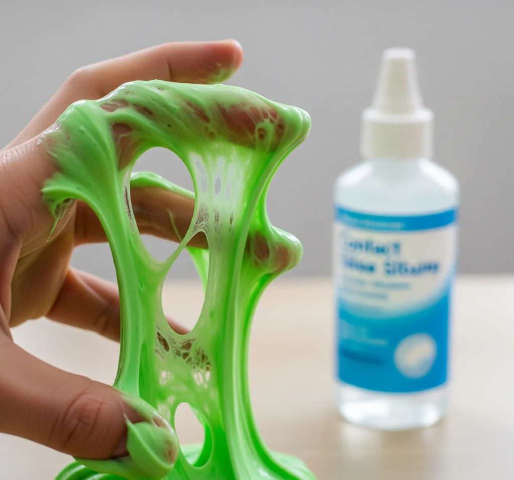 how do you make slime less sticky