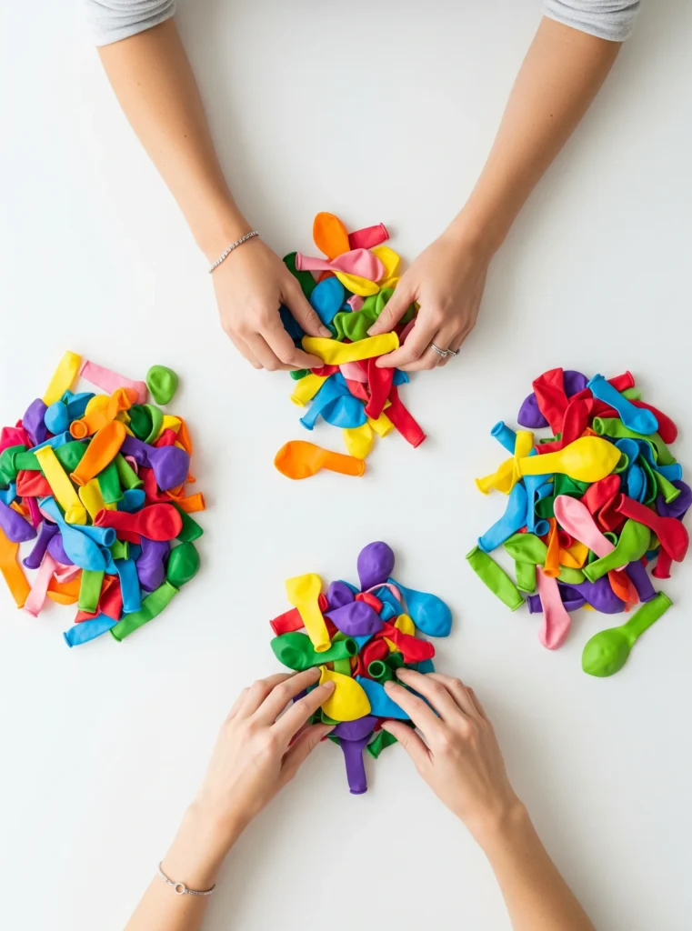 How to Make a Balloon Arch Step-by-Step how to make a balloon arch with string