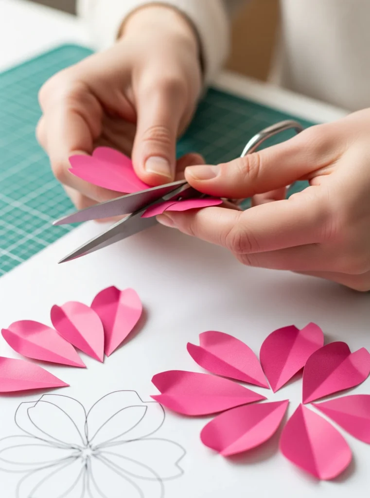 How to Make Paper Flowers That Look Real (3 Free Templates Inside!) how to make paper flowers at home