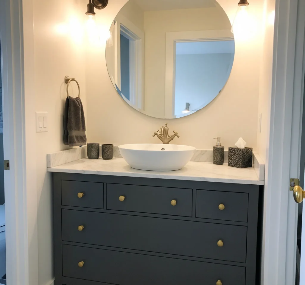 21 Genius IKEA Hacks by Room That Look Designer (Not DIY) ikea hacks bathroom vanity