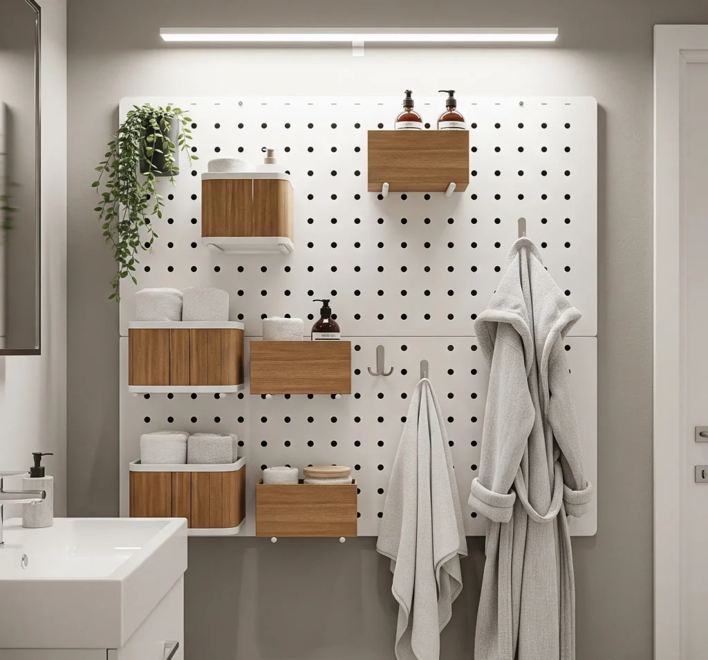 21 Genius IKEA Hacks by Room That Look Designer (Not DIY) ikea skadis hacks converted