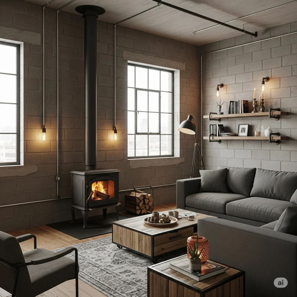10 Industrial Decor Ideas That Look Stylish & Cozy industrial decor ideas