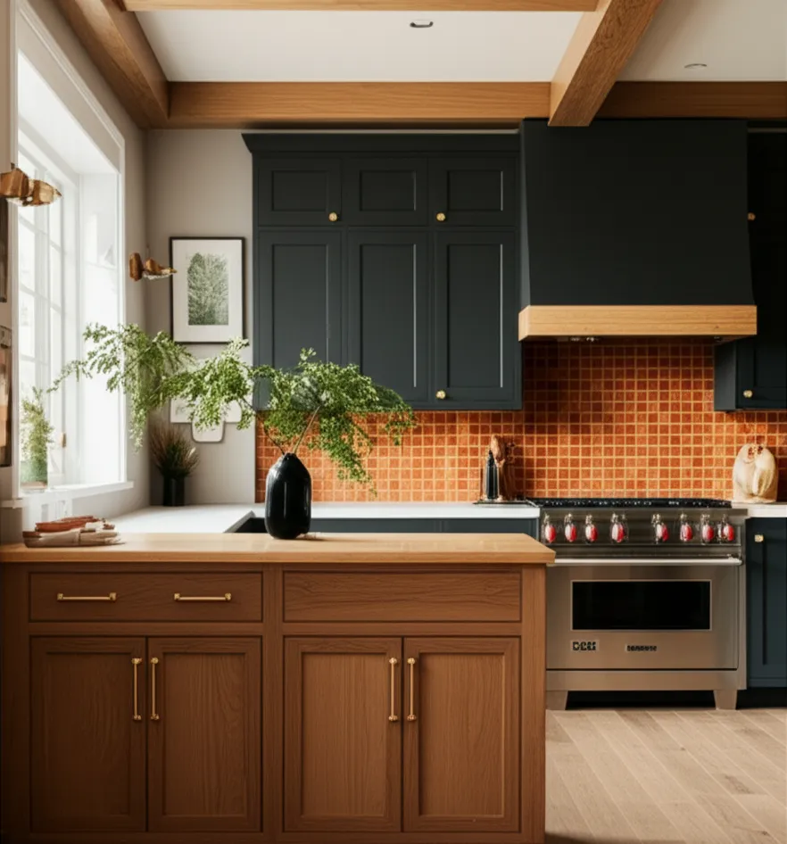 kitchen cabinet colors wood