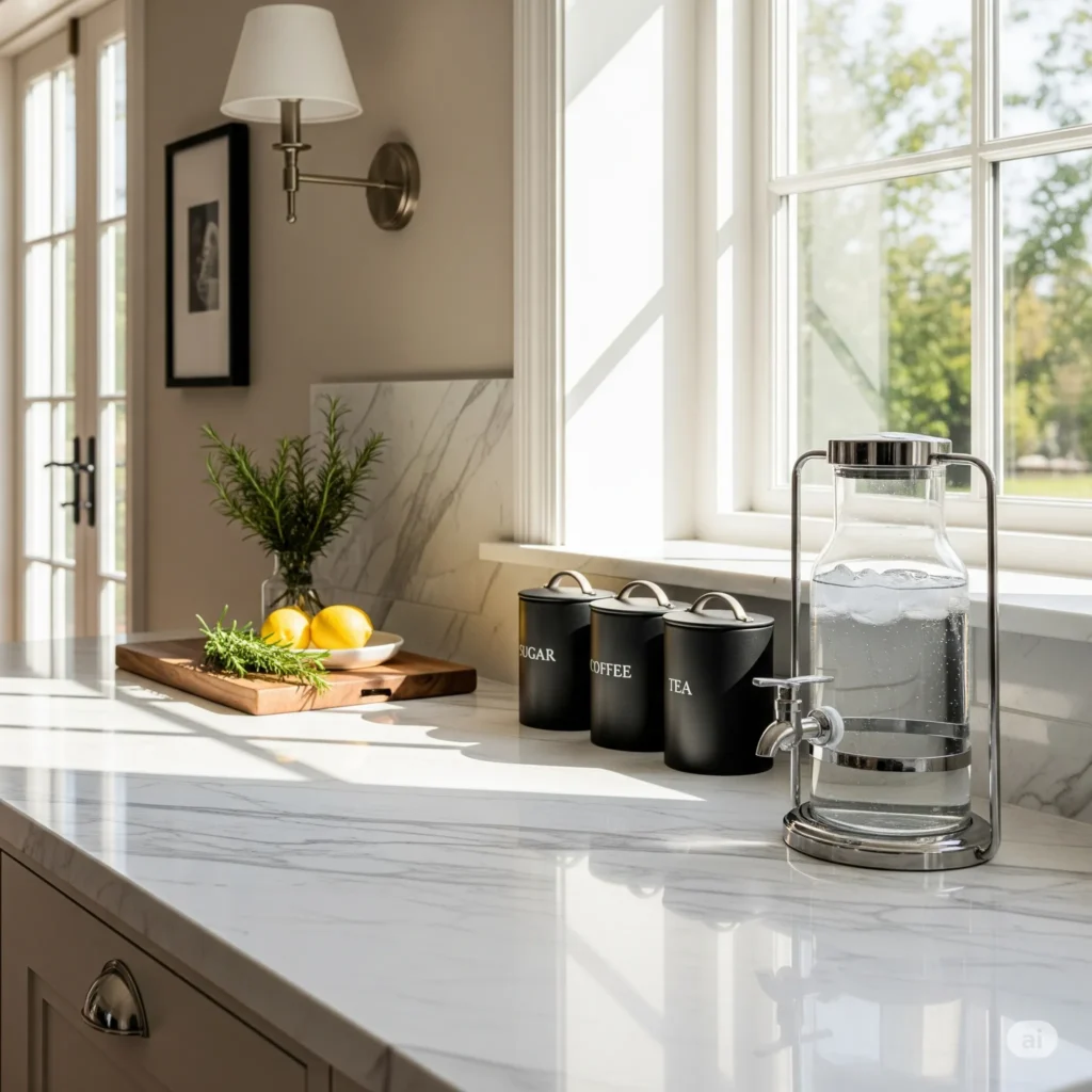 kitchen counter decorating ideas