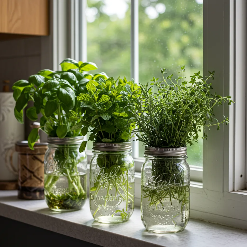 How to Start a Kitchen Herb Garden (Even if You Don’t Have a Yard) kitchen garden window