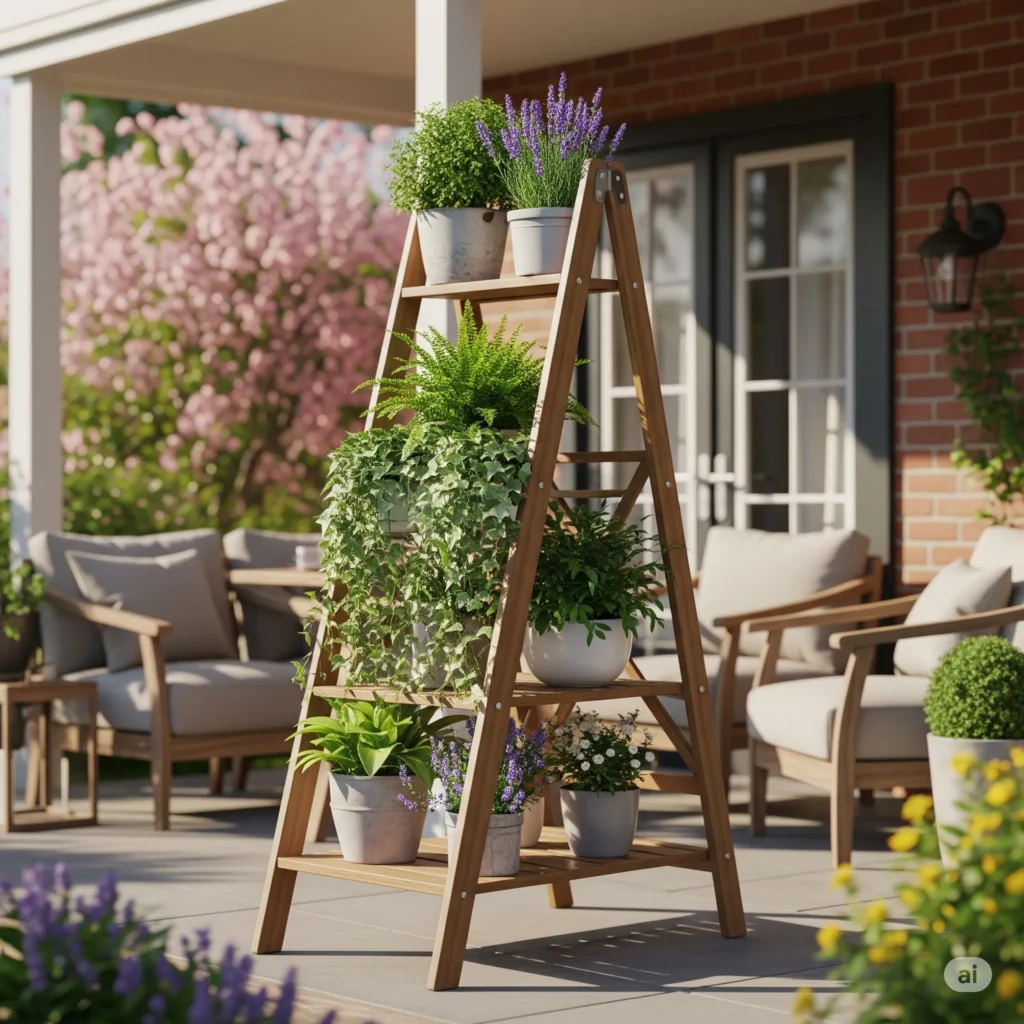 ladder garden planter