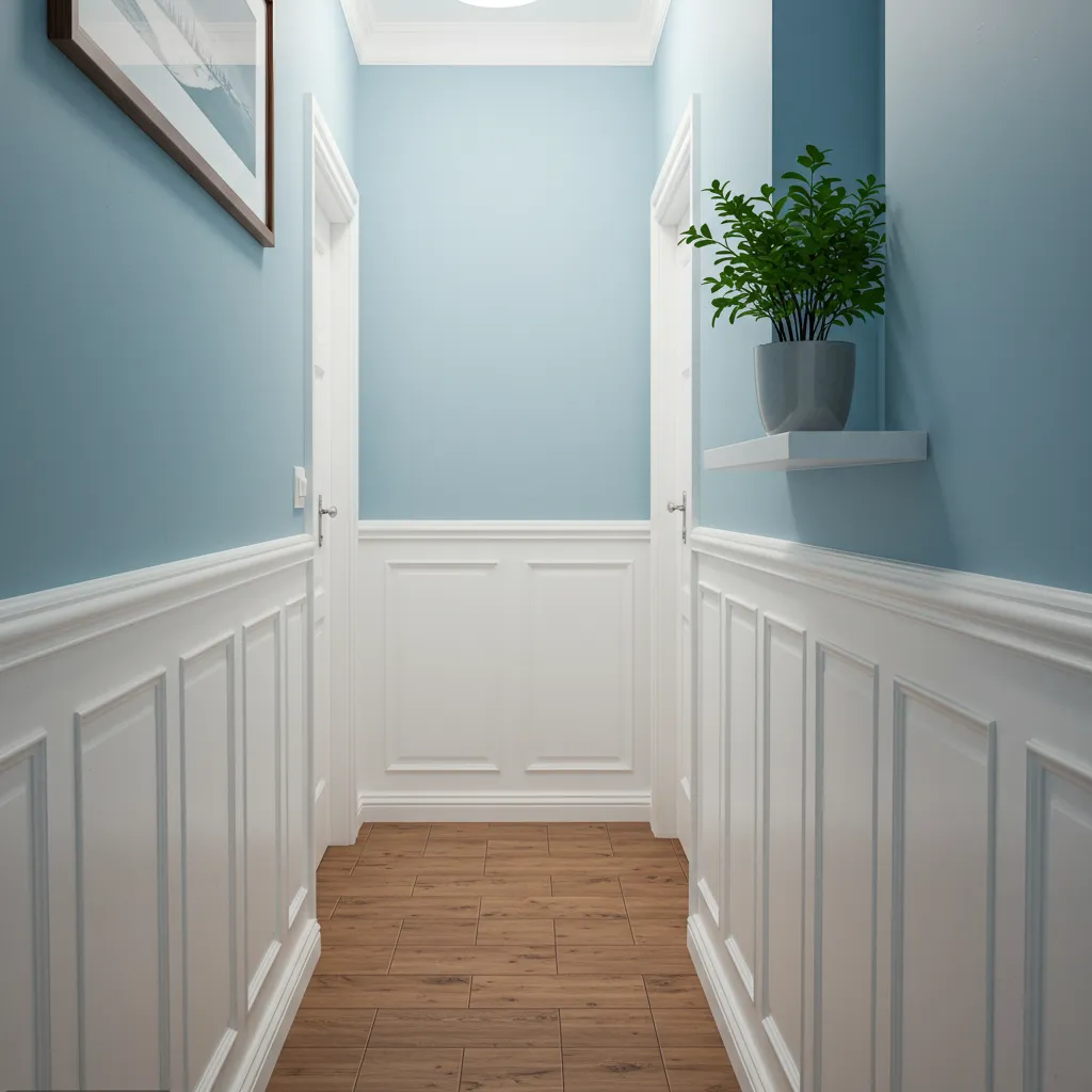 15 Narrow Hallway Decorating Ideas To Make Your Home Feel Spacious minimalist hallway