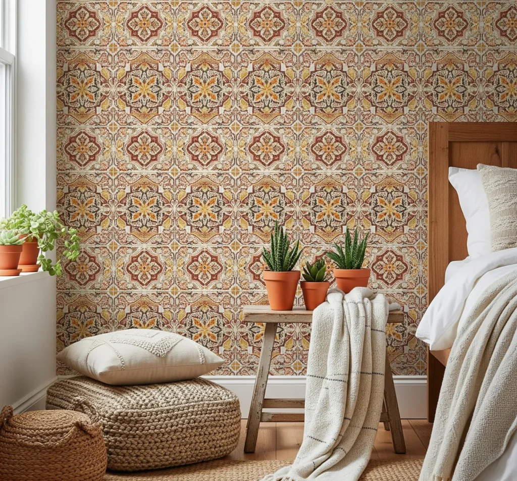 Temporary Wallpaper Ideas For Renters (That Peel Off Clean) peel and stick wallpaper for bedroom