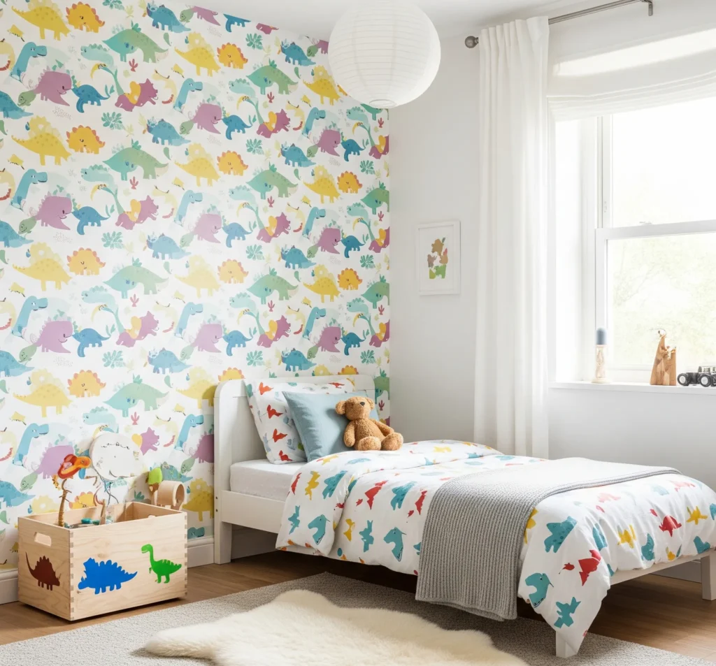 15 Peel and Stick Wallpaper Ideas That Instantly Transform Any Room (No Damage!) peel and stick wallpaper kids