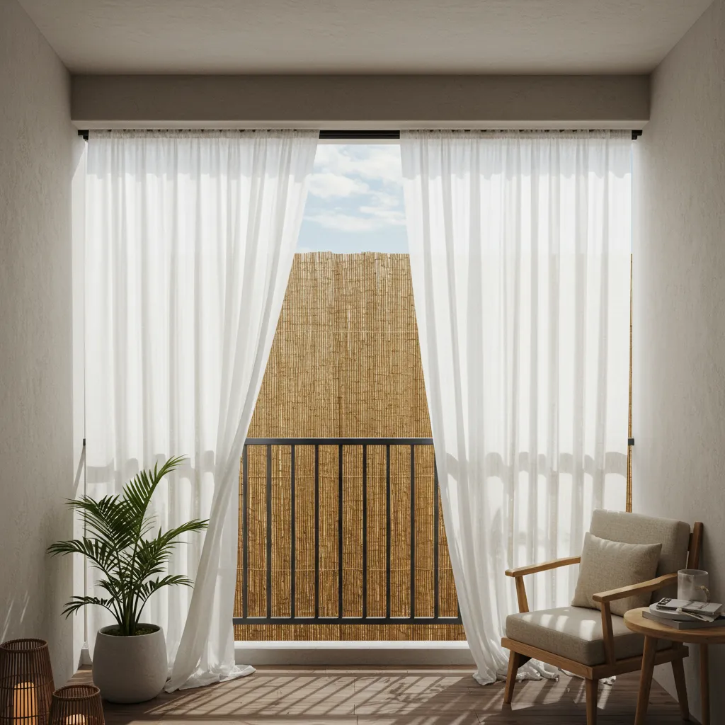 10 Cozy Balcony Ideas That Create a Space You'll Never Want to Leave privacy screen for balcony