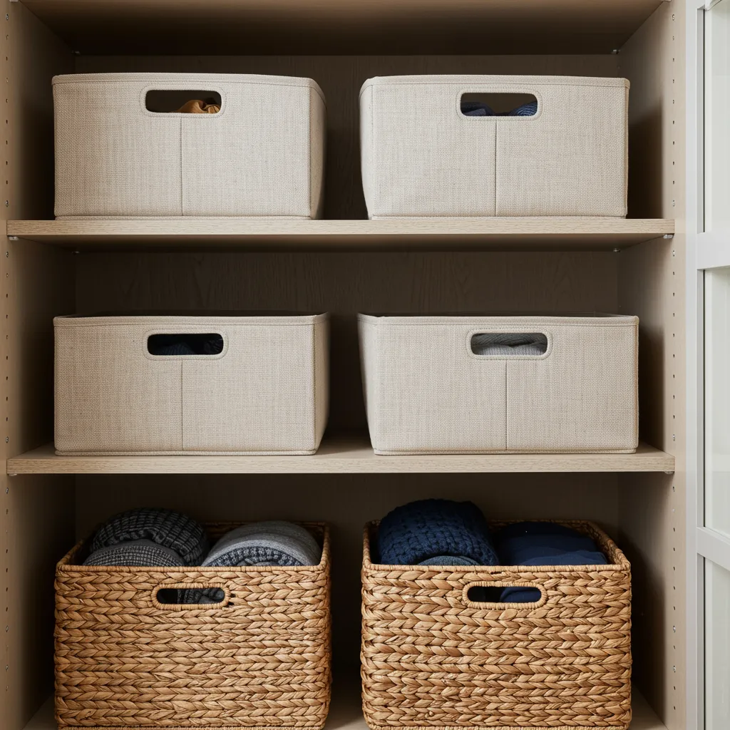 shelf organization closet