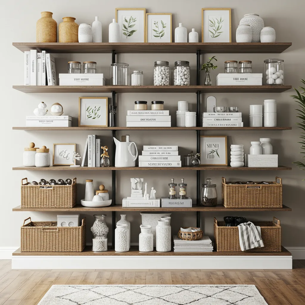shelf organizing ideas