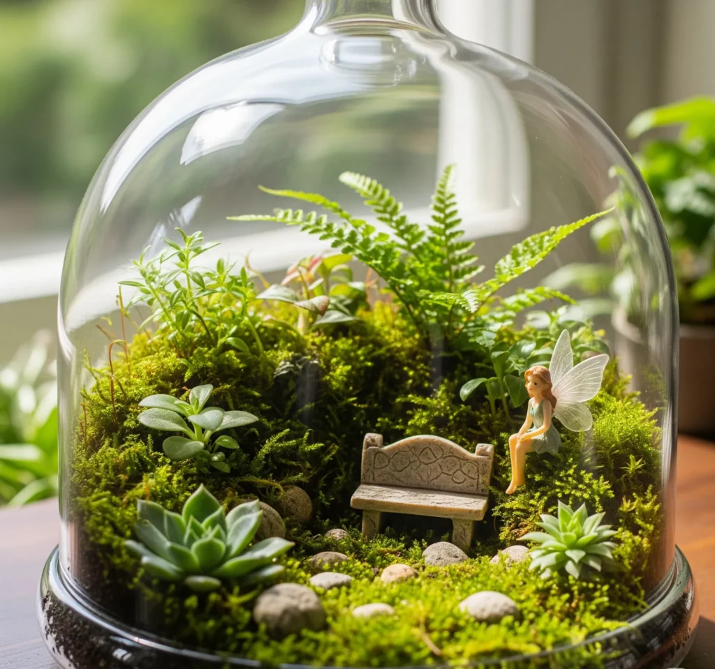 terrarium fairy garden