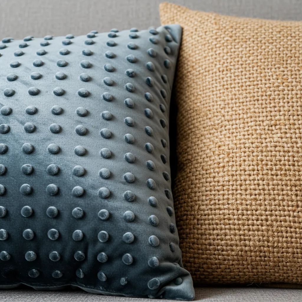 textured throw pillows boho