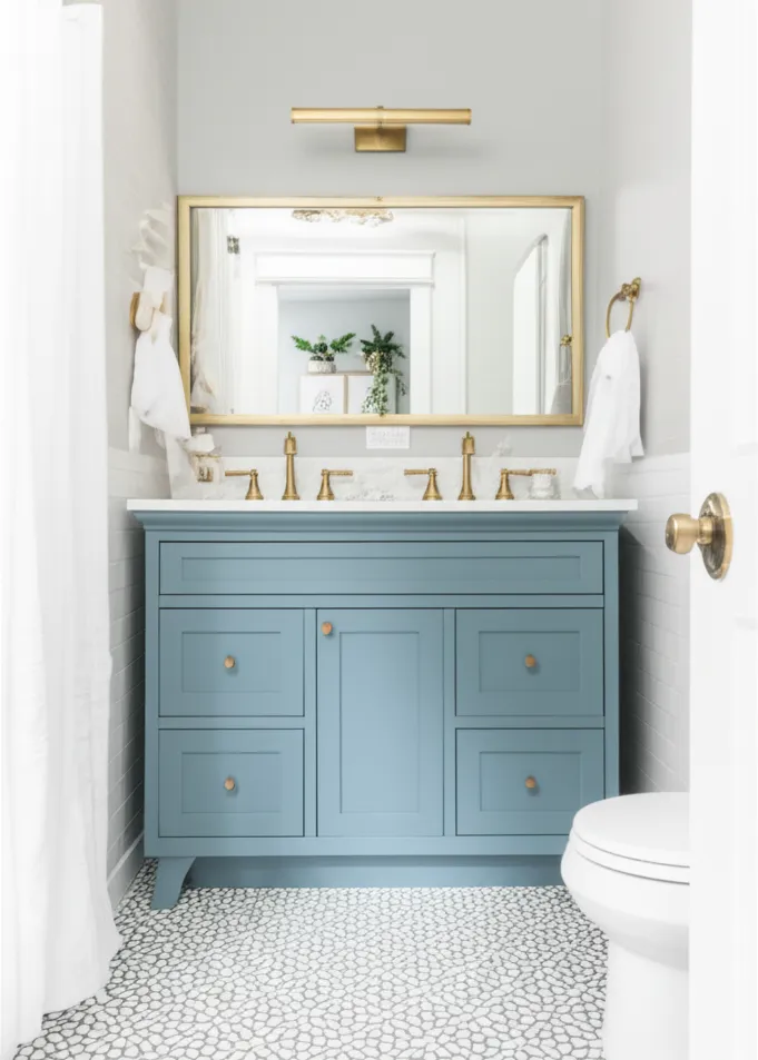 12 Bathroom Makeover Ideas That Look Expensive (But Are Totally Affordable!) bathroom makeover on a budget
