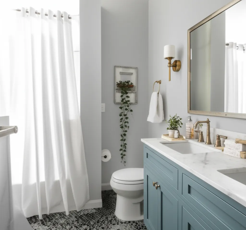 12 Bathroom Makeover Ideas That Look Expensive (But Are Totally Affordable!) bathroom vanity makeover