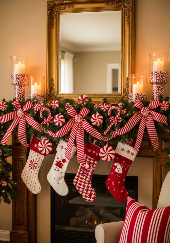 15 Classic & Cozy Christmas Mantel Ideas That’ll Make Your Living Room Feel Like a Holiday Movie christmas fireplace decorations