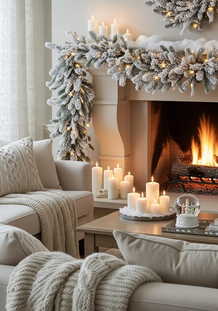 15 Classic & Cozy Christmas Mantel Ideas That’ll Make Your Living Room Feel Like a Holiday Movie cozy christmas mantel decor