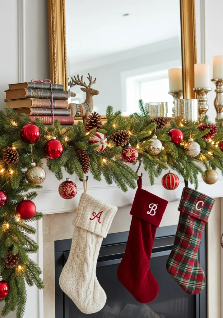 diy christmas mantel ideas