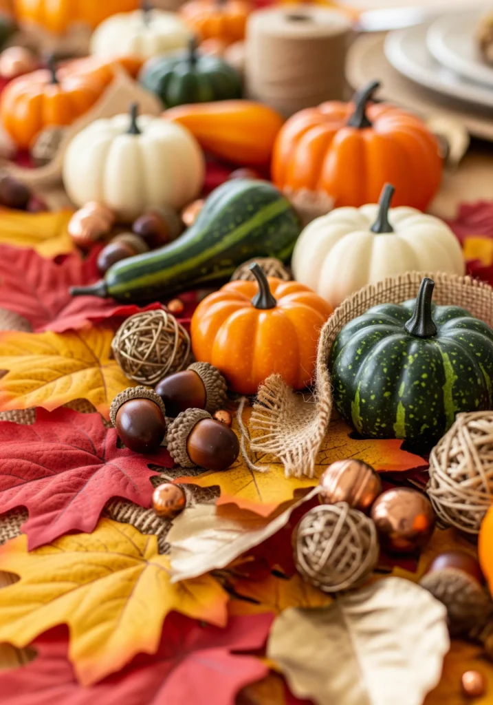 dollar store thanksgiving decor