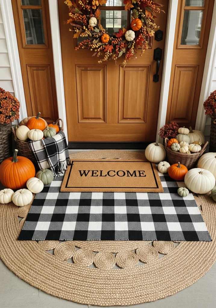 fall porch decor