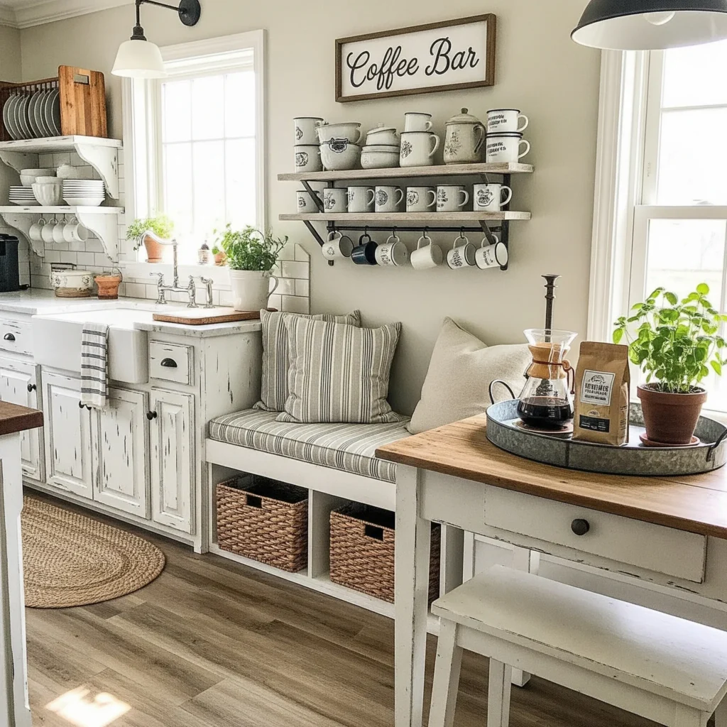 11 Farmhouse Kitchen Ideas That Look Straight Out of a Magazine (But Are Totally DIY-able!) farmhouse kitchen ideas on a budget