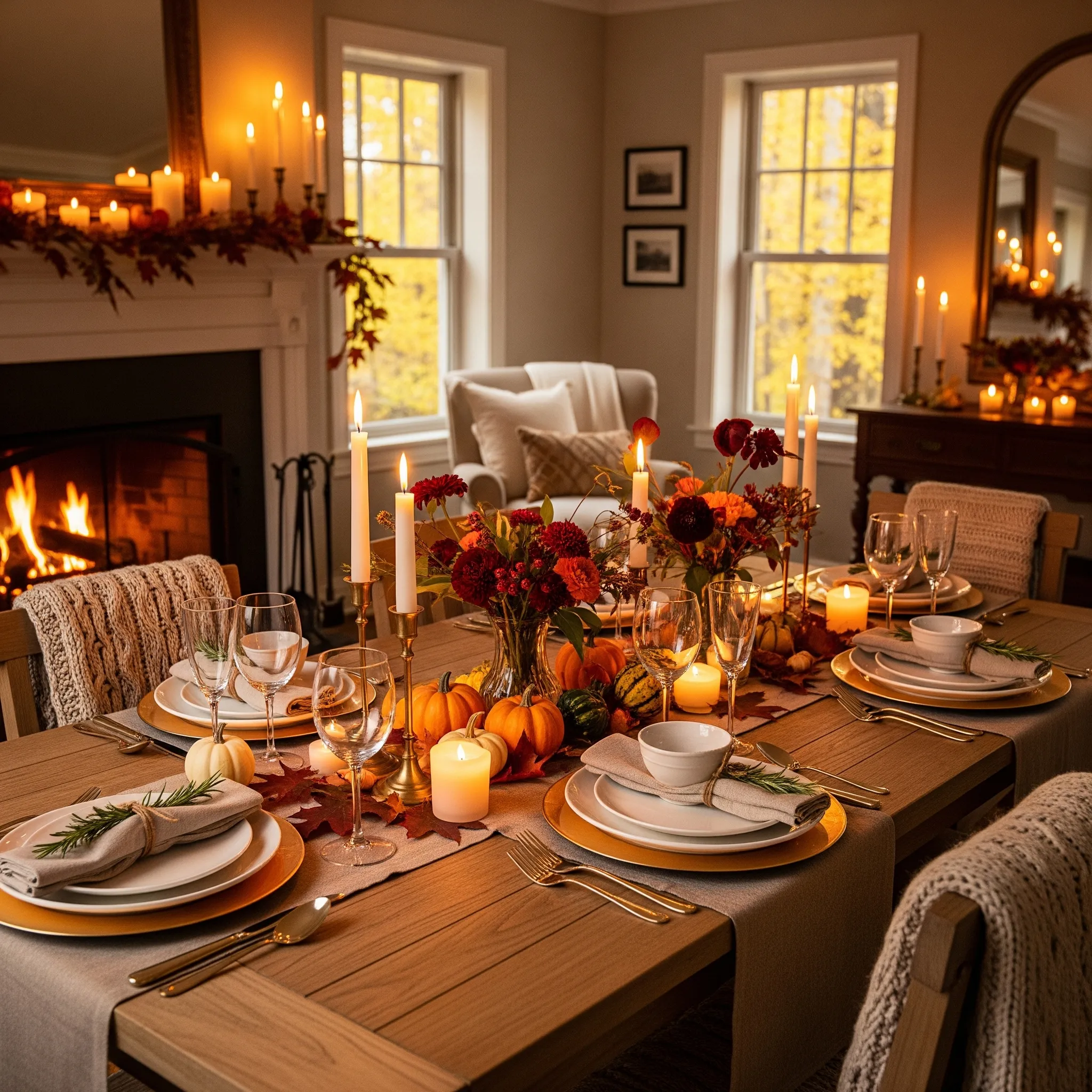10 Cozy & Elegant Thanksgiving Decor Ideas That’ll Make Your Guests Never Want to Leave farmhouse thanksgiving decor