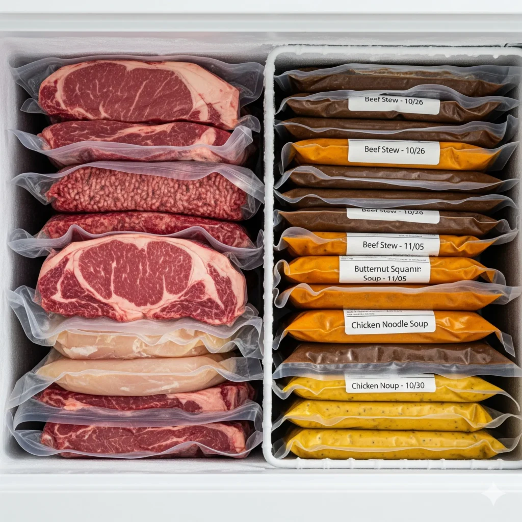 25 Fridge & Freezer Organization Ideas That Actually Work (No More Mess!) freezer organization drawer