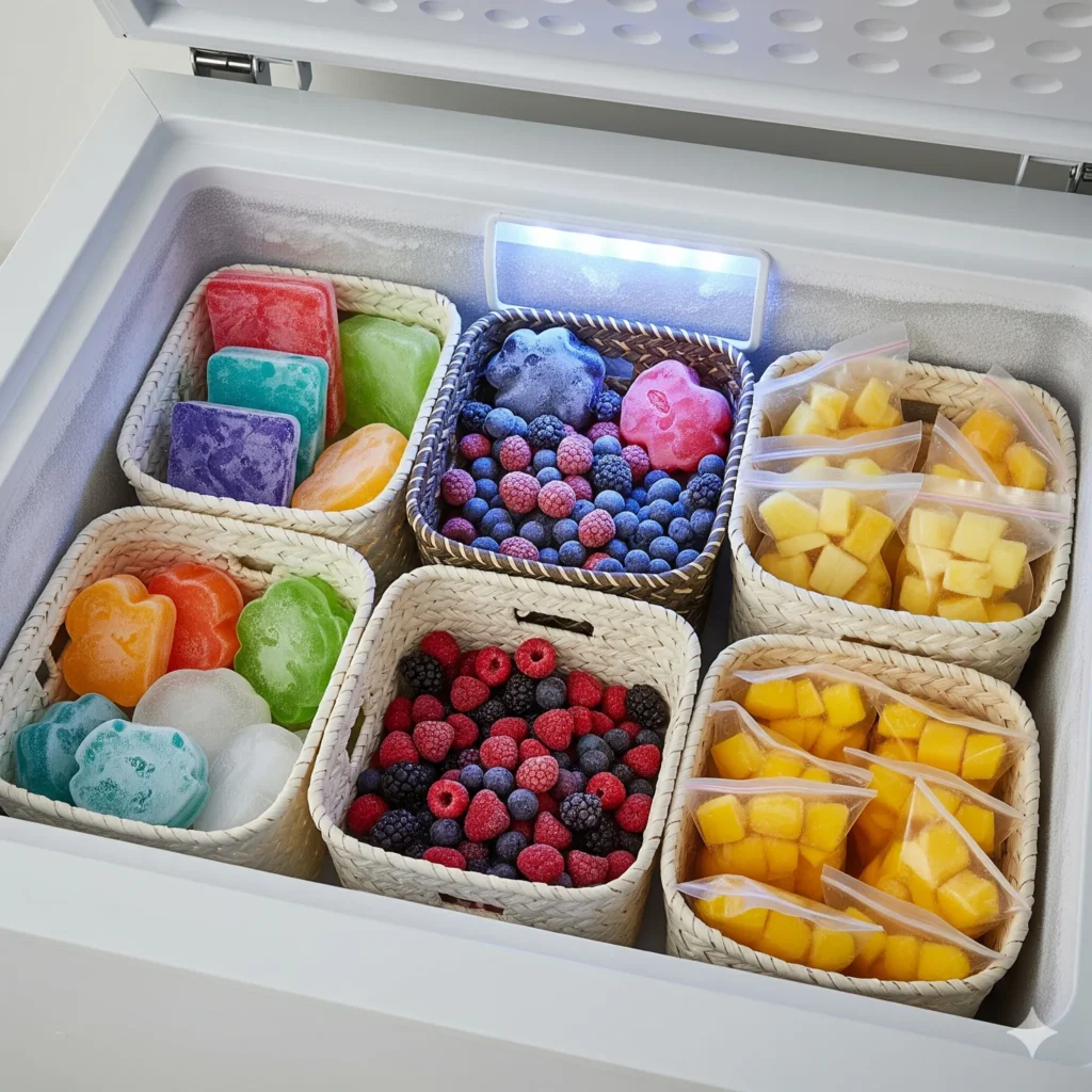 25 Fridge & Freezer Organization Ideas That Actually Work (No More Mess!) freezer organization hacks