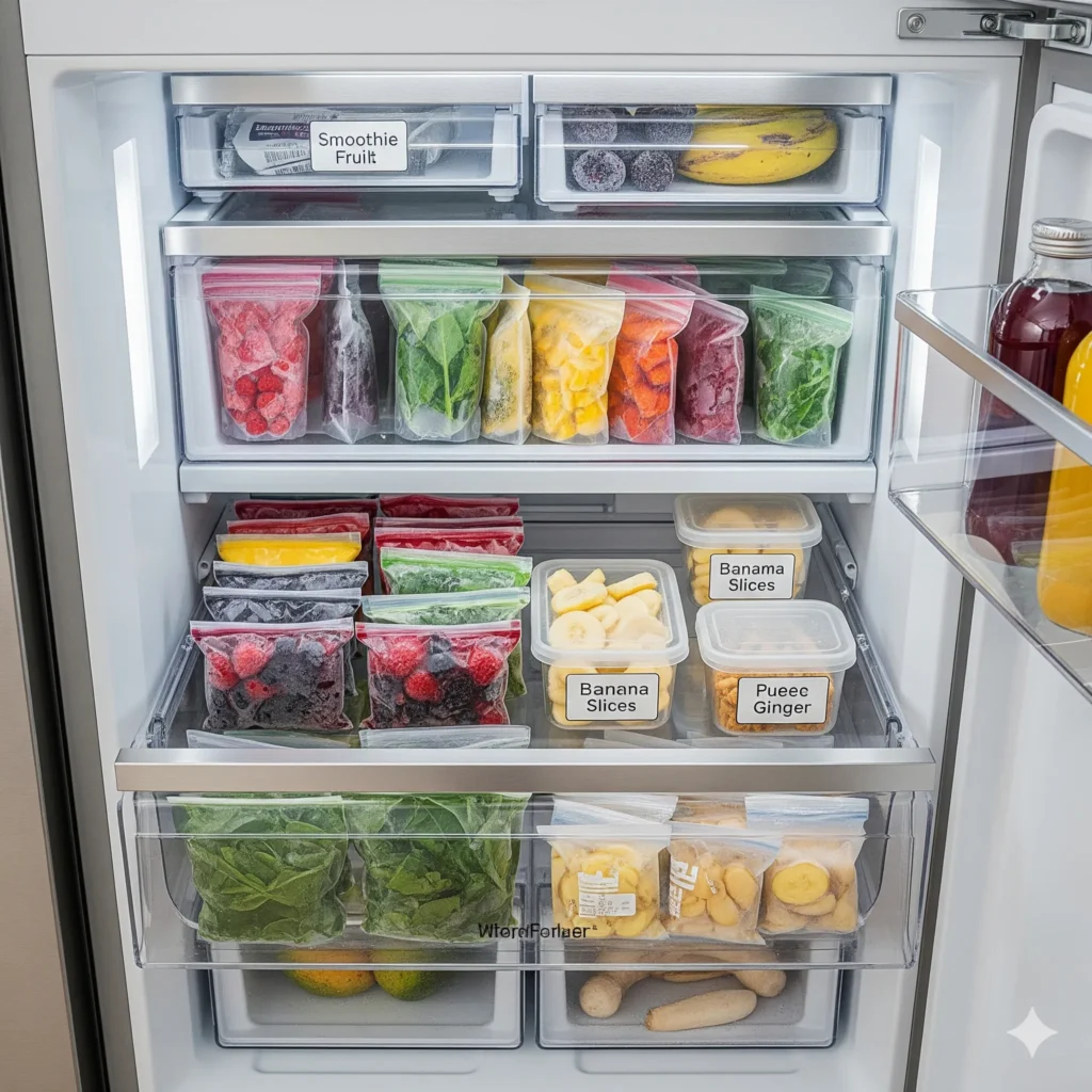 25 Fridge & Freezer Organization Ideas That Actually Work (No More Mess!) freezer organizer