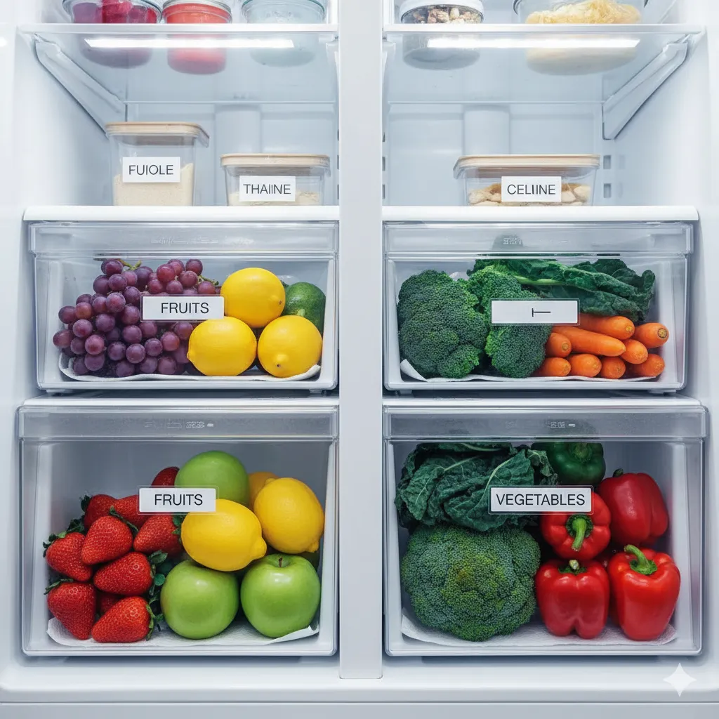 25 Fridge & Freezer Organization Ideas That Actually Work (No More Mess!) fridge organization diy