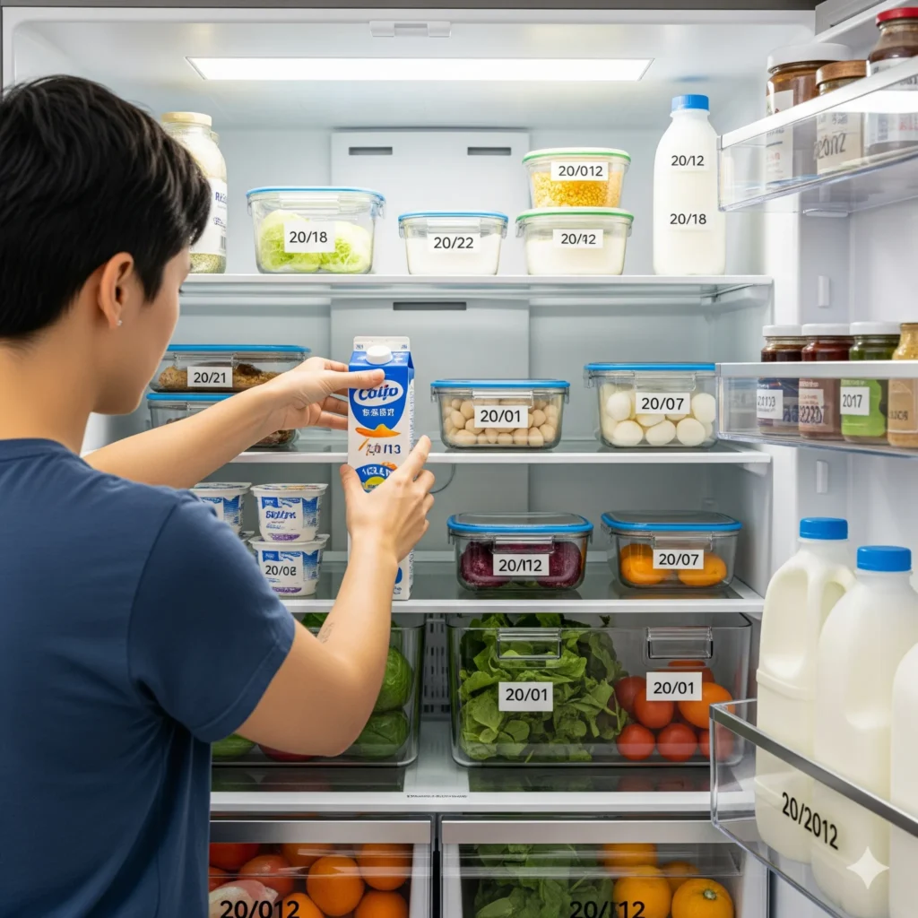 25 Fridge & Freezer Organization Ideas That Actually Work (No More Mess!) meal prep organization ideas