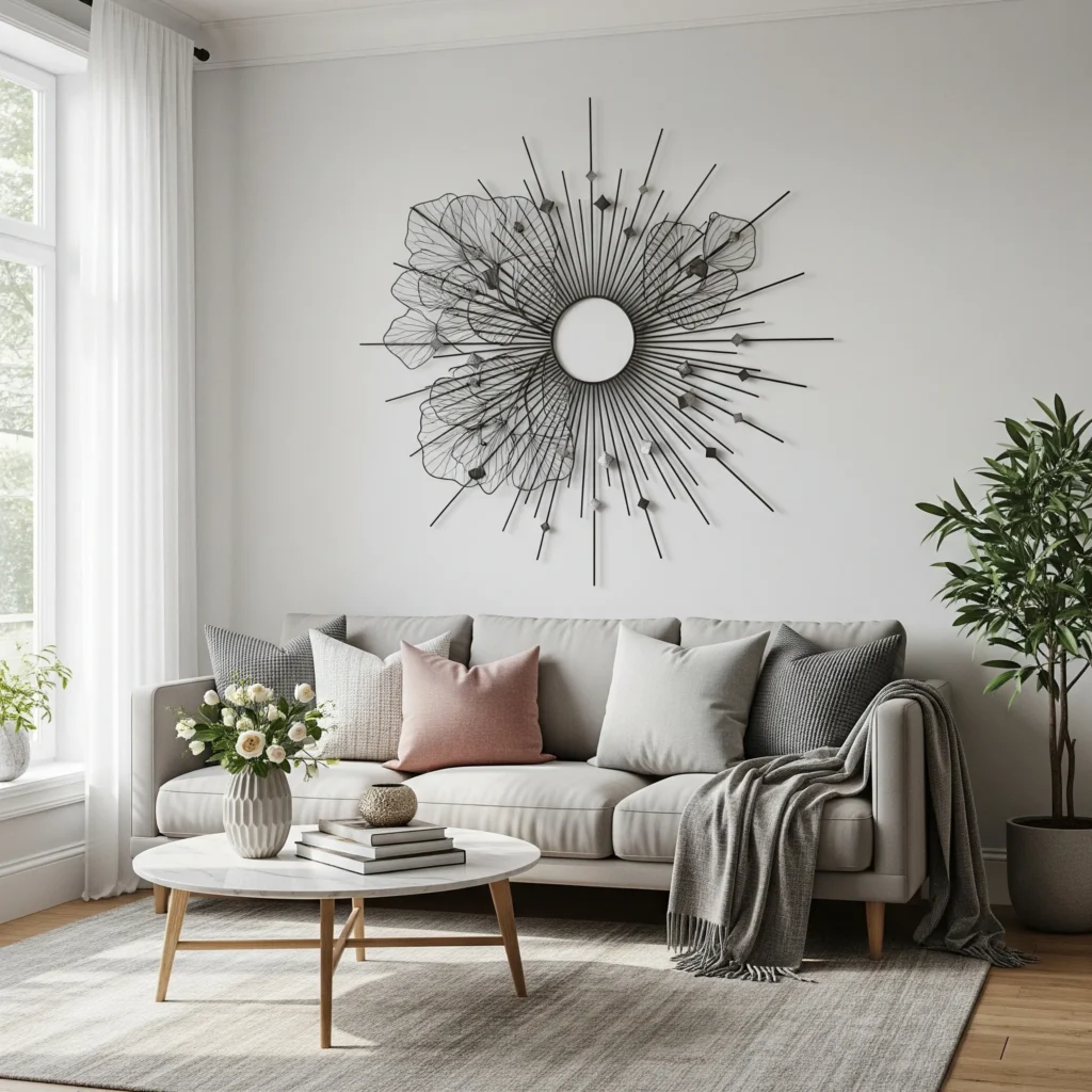 12 Metal Wall Decor Ideas That Instantly Elevate a Boring Room (Budget-Friendly Picks!) metal wall decor