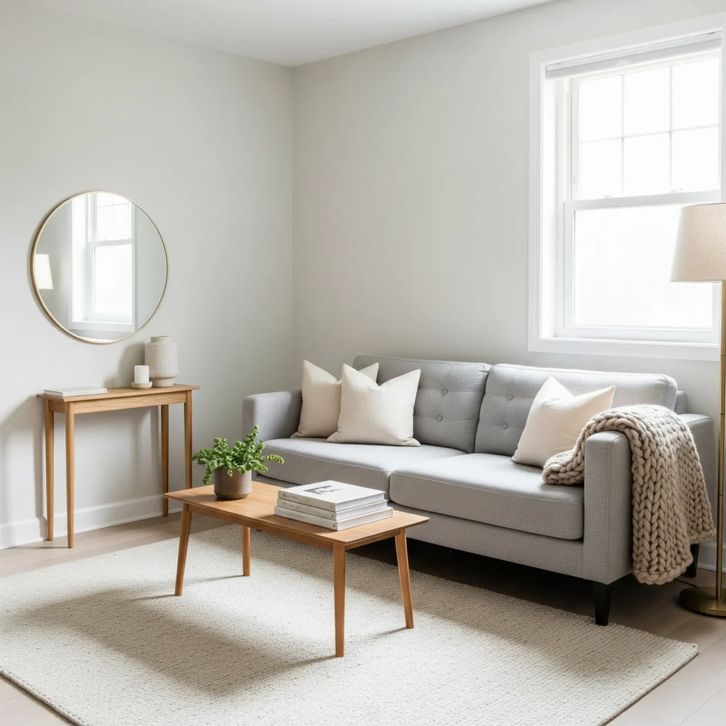 9 Minimalist Home Styling Tips That Are Surprisingly Cozy and Inviting minimalist living room