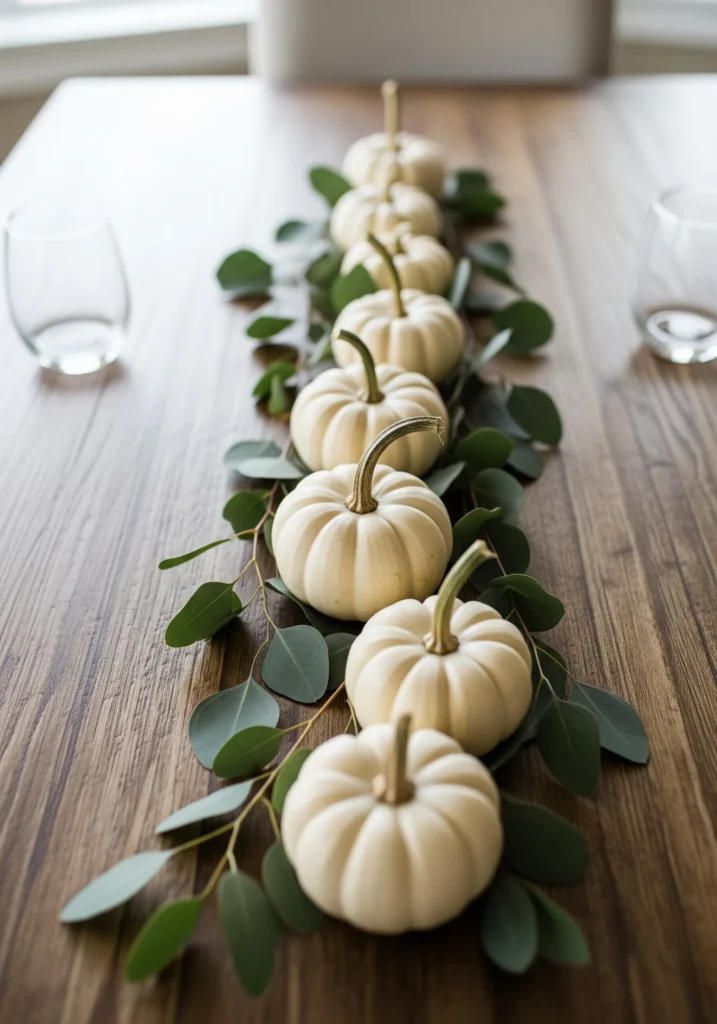 10 Neutral Thanksgiving Table Ideas for a Calm, Sophisticated Look minimalist thanksgiving centerpiece