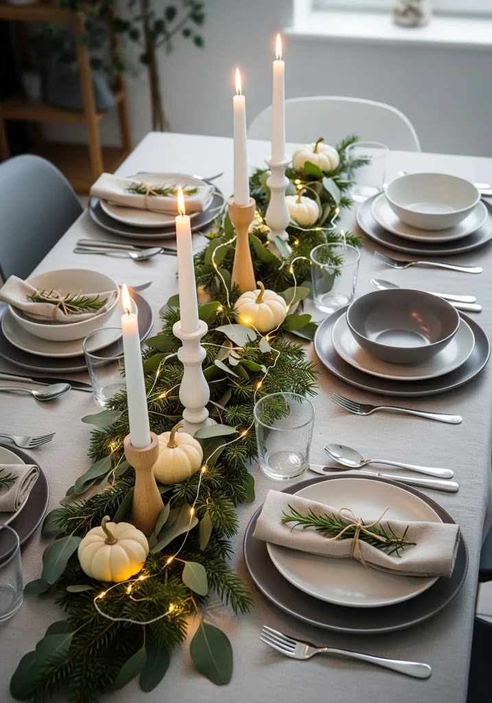 10 Neutral Thanksgiving Table Ideas for a Calm, Sophisticated Look neutral thanksgiving table decor