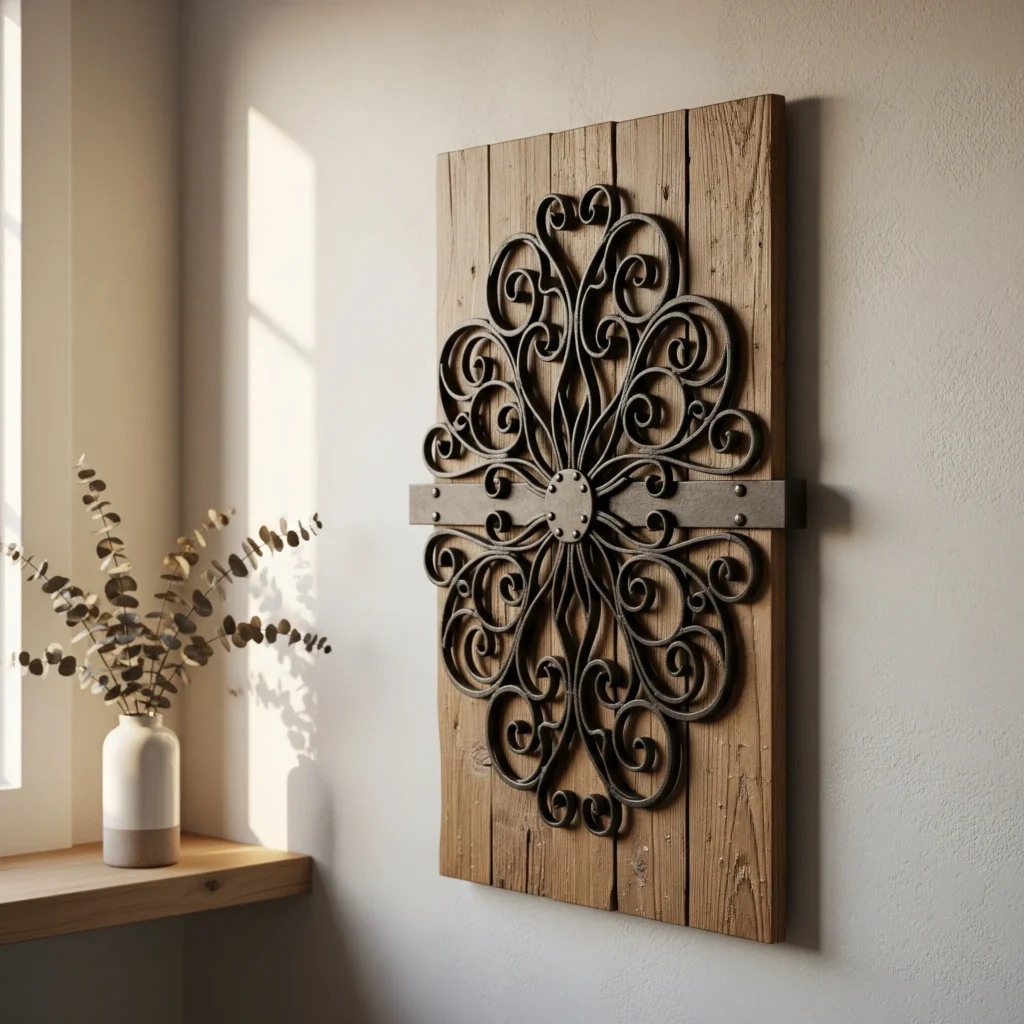 12 Metal Wall Decor Ideas That Instantly Elevate a Boring Room (Budget-Friendly Picks!) oversized metal wall art