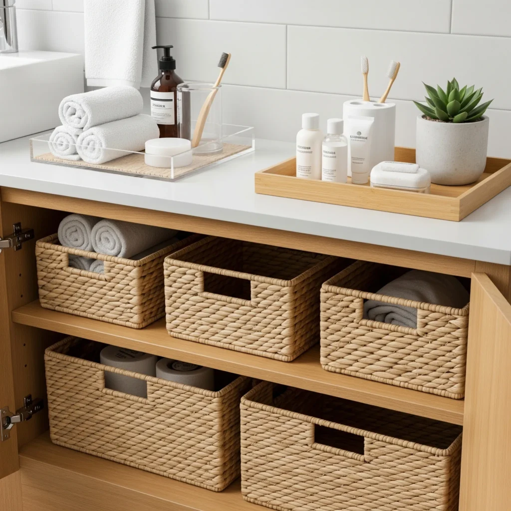 12 Bathroom Makeover Ideas That Look Expensive (But Are Totally Affordable!) renter friendly bathroom upgrades