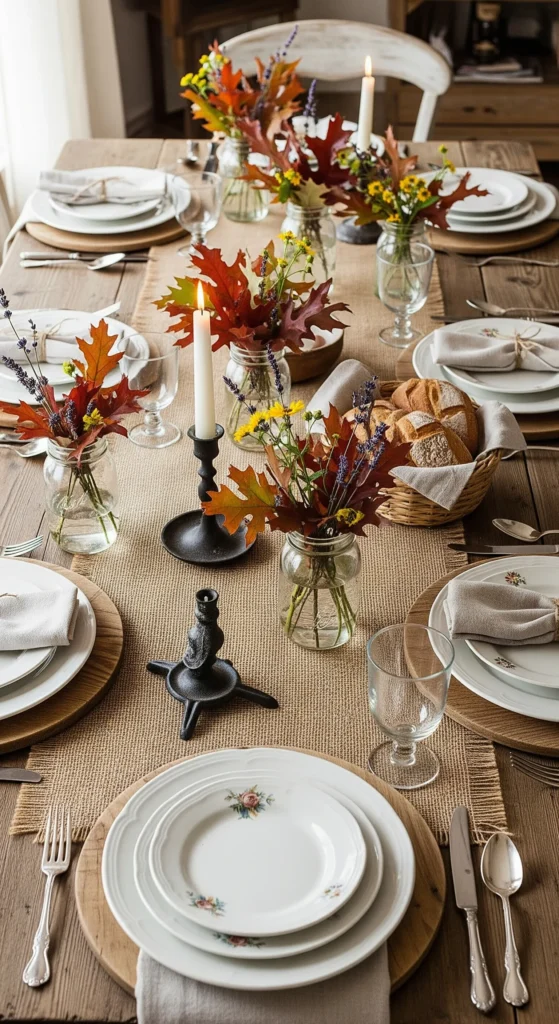 10 Thanksgiving Table Decor Ideas That’ll Make Your Guests Gasp rustic thanksgiving table decorations