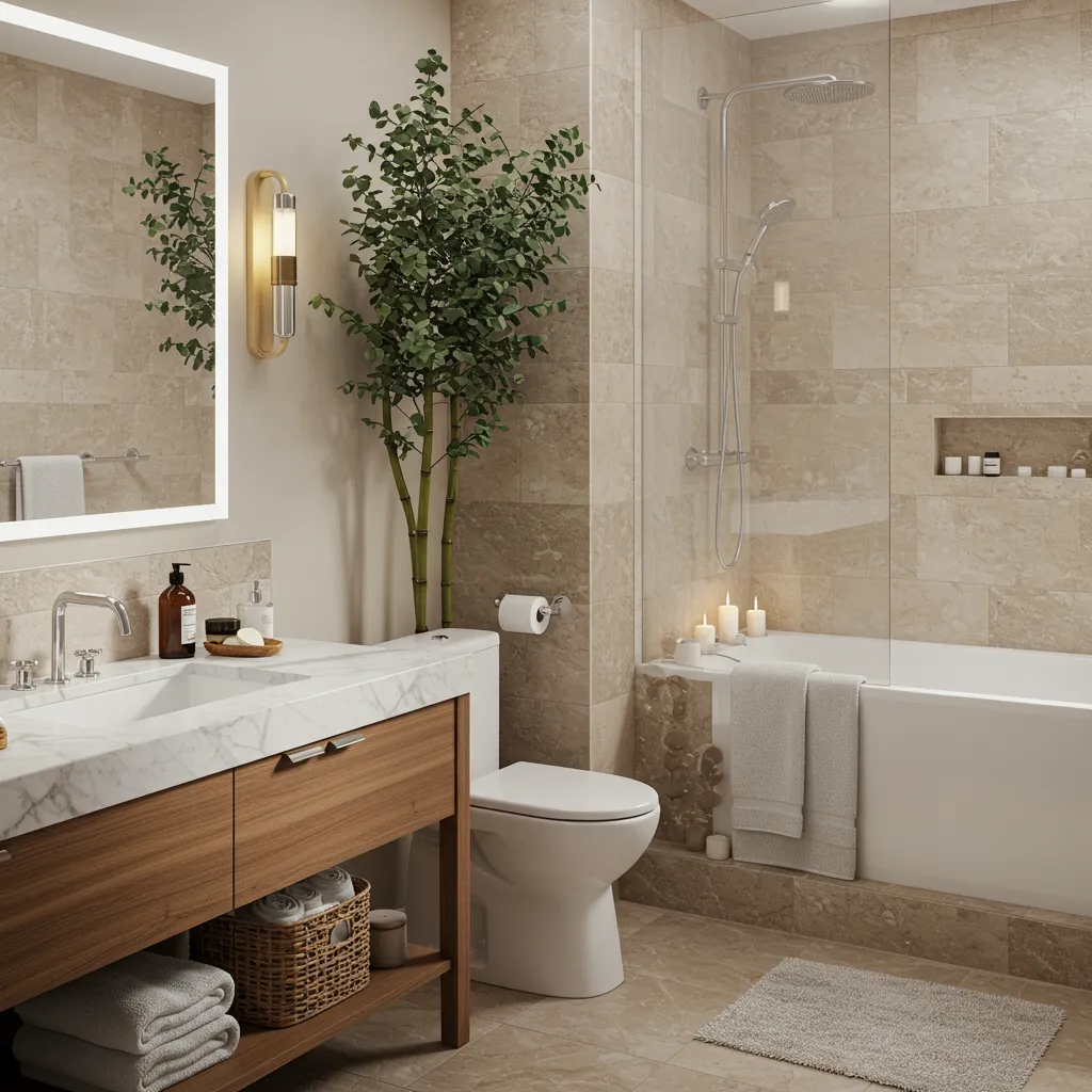 spa bathroom decorating ideas